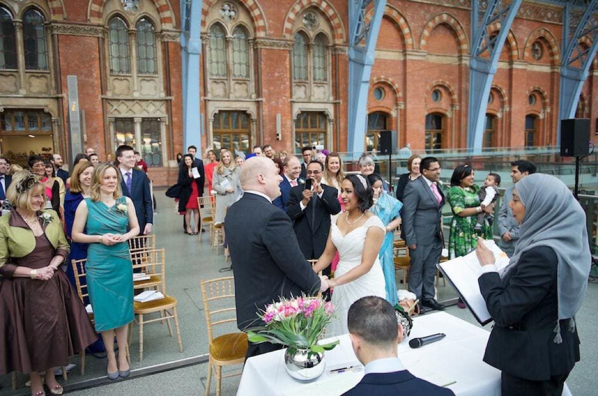 St Pancras Station Wedding Photography
