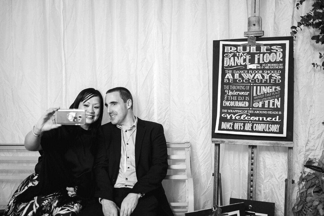 a wedding day selfie