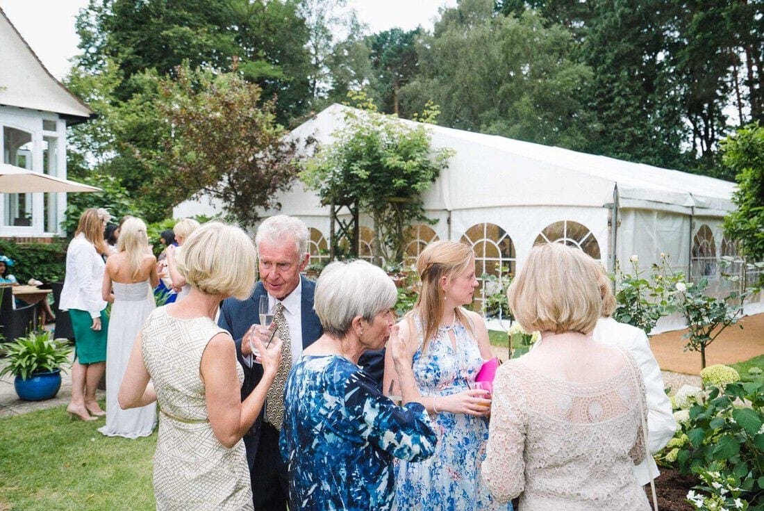 wedding photography at home in woking surrey