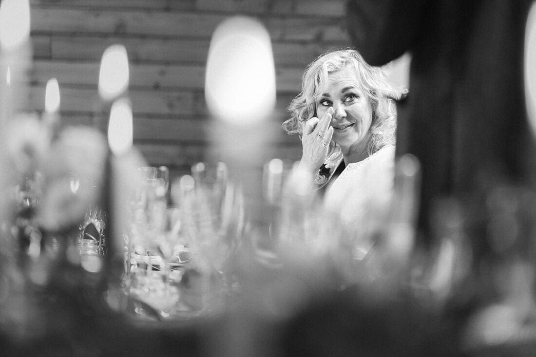 tears from the mother of the groom