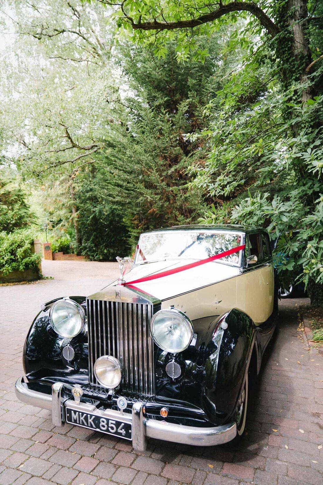 the wedding car