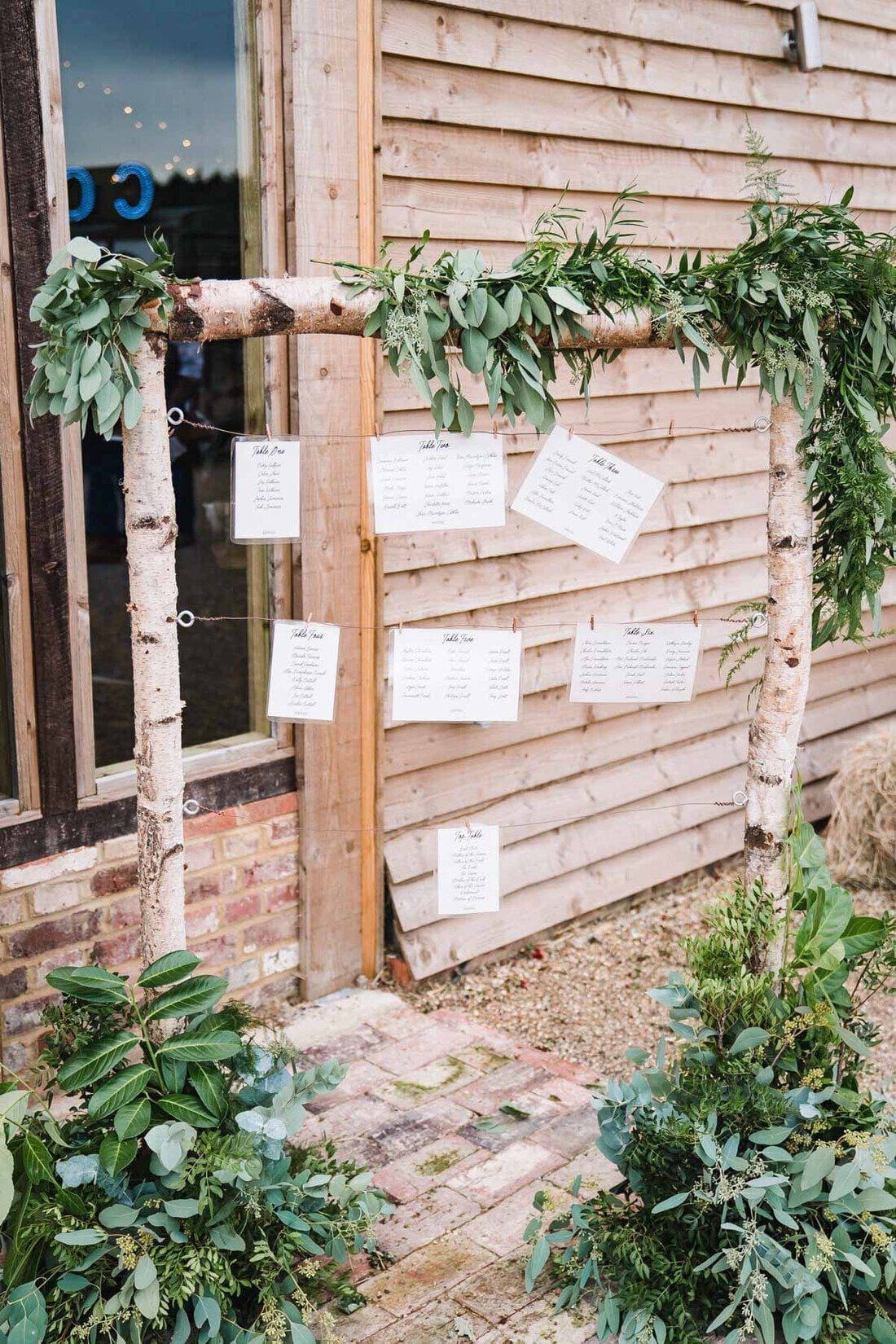 wedding details at high billinghurst farm
