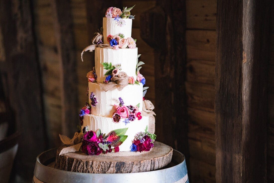 the wedding cake