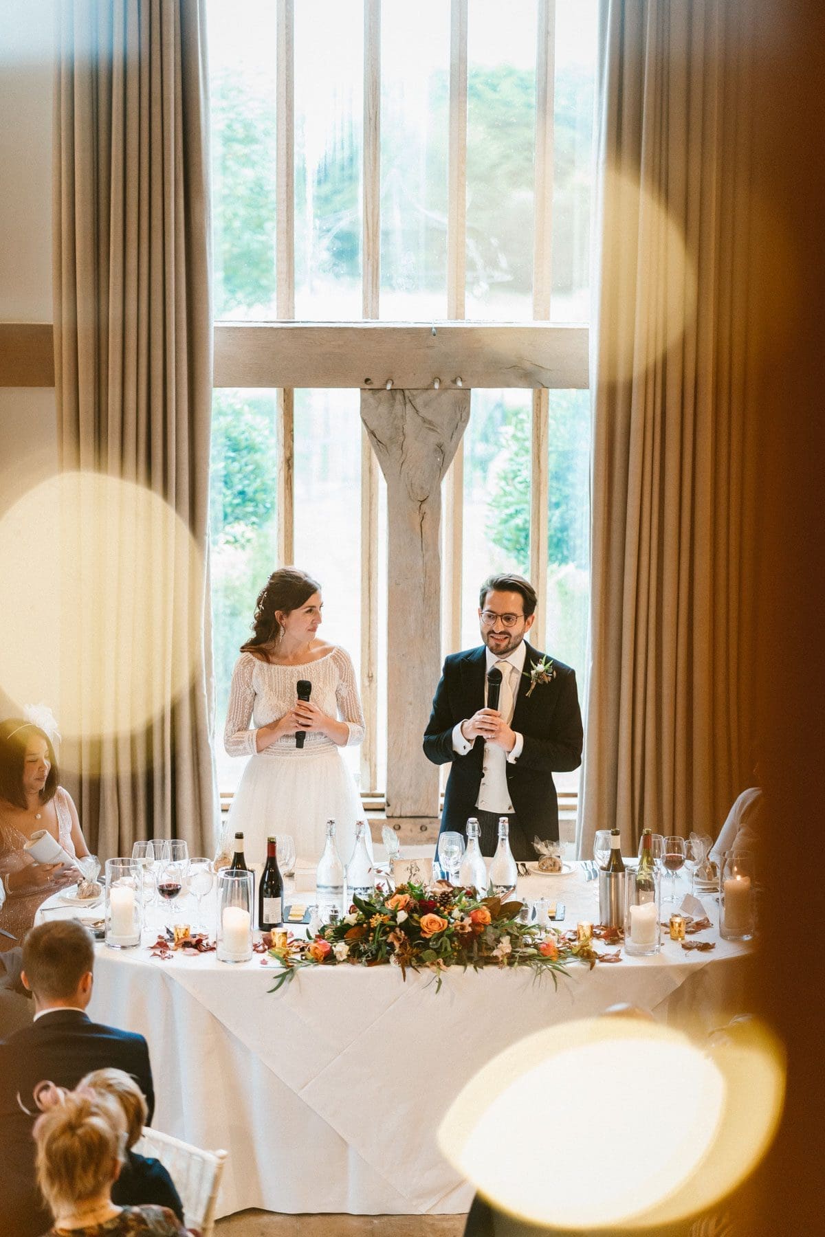 a very special husband and wife speech together at Cain Manor