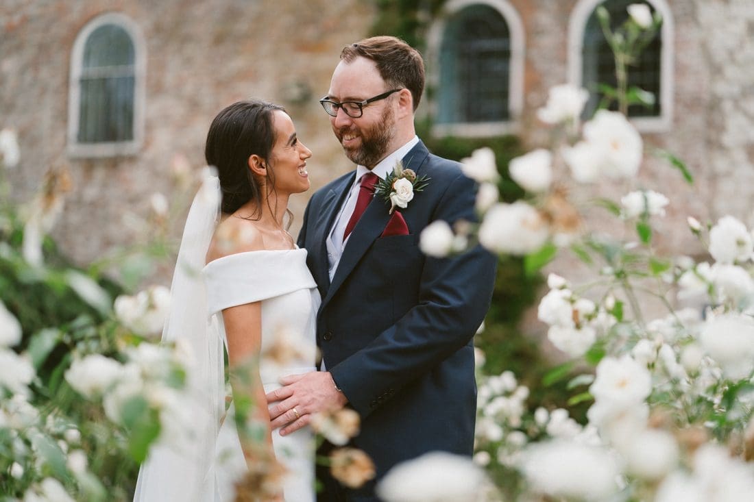 wedding portrait at farnham castle